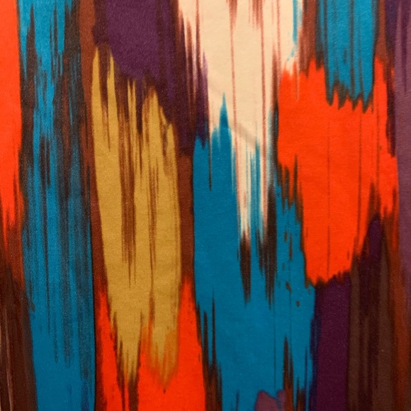 Women's Dress 1x Knee length bright colors Fall - Picture 4 of 8